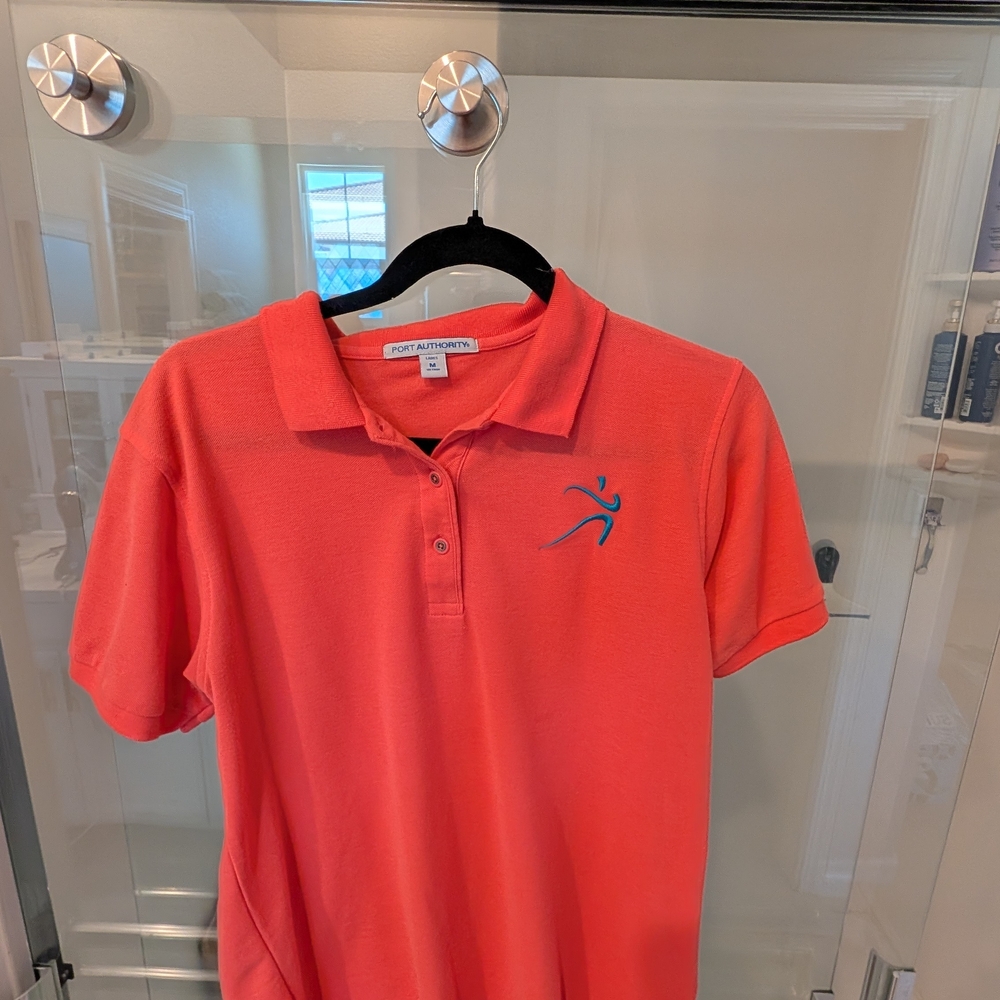 Port Authority Vibrant Coral Polo